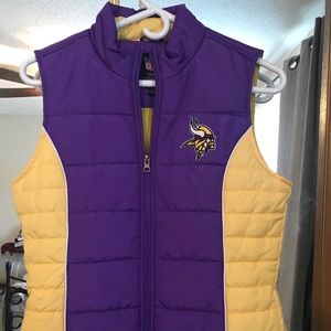 MInnesota Vikings quilted puffer vest